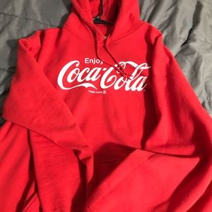 Large Coca Cola hoodie